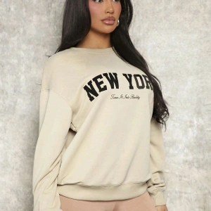 Coke serisi SXY Letter Graphic Drop Shoulder Sweatshirt