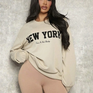 Coke serisi SXY Letter Graphic Drop Shoulder Sweatshirt