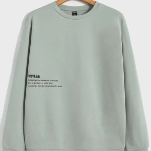 Coko serisi Slogan Graphic Pullover