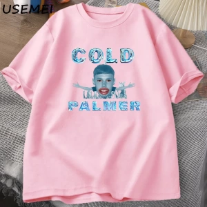 Cold Palmer Meme Graphic T-shirts for Men Causal Cotton Short Sleeve Tshirt Cole Palmer Poste 2957