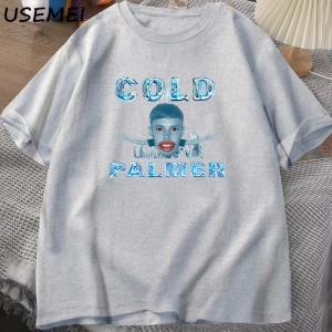Cold Palmer Meme Graphic T-shirts for Men Causal Cotton Short Sleeve Tshirt Cole Palmer Poste 2957
