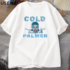 Cold Palmer Meme Graphic T-shirts for Men Causal Cotton Short Sleeve Tshirt Cole Palmer Poste 2957