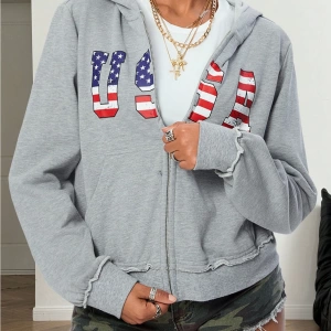 Comfortcana Kadın Kapşonlu Sweatshirt Leopar Yıldız Yamaları ve Bağcıklı Model 5204