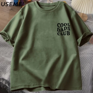 Cool Dads Club Tshirt Fathers Day Funny Husband T-Shirt Daddy Dad To Be T Shirt Men Cotton O
