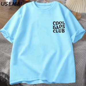 Cool Dads Club Tshirt Fathers Day Funny Husband T-Shirt Daddy Dad To Be T Shirt Men Cotton O