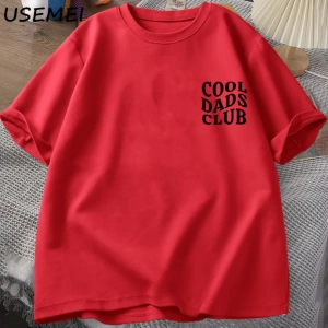 Cool Dads Club Tshirt Fathers Day Funny Husband T-Shirt Daddy Dad To Be T Shirt Men Cotton O