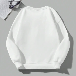 Coolane Bol Örümcek Desenli Sweatshirt Beyaz