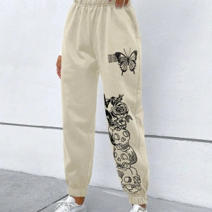 Coolane Butterfly & Skull Print 4 Mevsim Eşofman