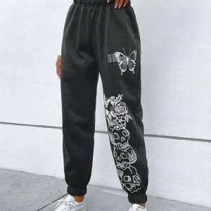 Coolane Butterfly & Skull Print 4 Mevsim Eşofman