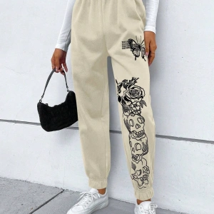 Coolane Butterfly & Skull Print 4 Mevsim Eşofman