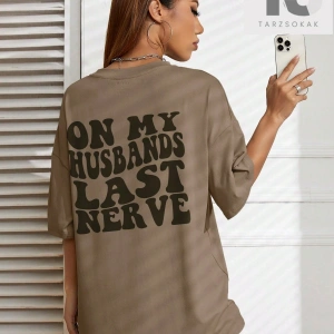 Coolane Casual Baskılı Yuvarlak Yaka Gevşek Kısa Kollu Kadın Tişört