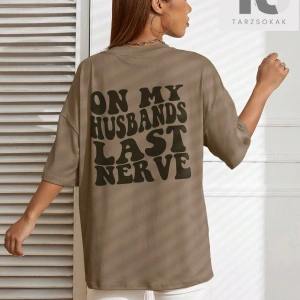 Coolane Casual Baskılı Yuvarlak Yaka Gevşek Kısa Kollu Kadın Tişört