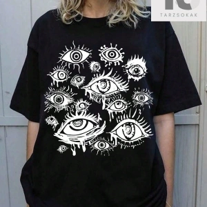 Coolane Damla Omuz Sloganlı Nakışlı Tişört