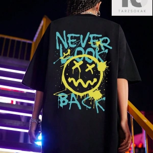 Coolane Düşük Omuz Harfli ve Kanatlı Oversize Tişört