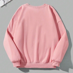 Coolane Figür Grafikli Düşük Omuzlu Pembe