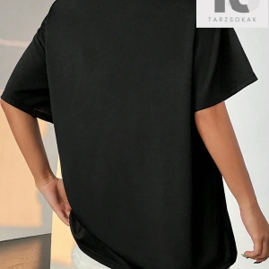 Coolane Figürlü ve Sloganlı Grafik Düşük Omuzlu Tişört