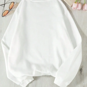 Coolane Heykel ve Slogan Grafikli Beyaz