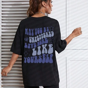 Coolane Kelebek Desenli Baskılı T-shirt