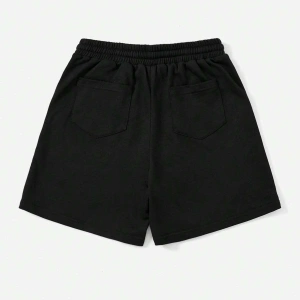 Coolane Letter Graphic Drawstring Waist Şort