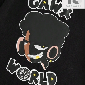 Coolane Şekil Grafikli Düşük Omuzlu Tişört