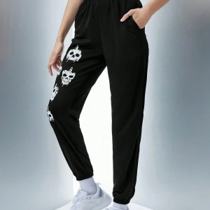 Coolane Skull Print 4 Mevsim Eşofman