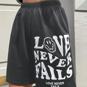 Coolane Slogan & Cartoon Graphic Şort