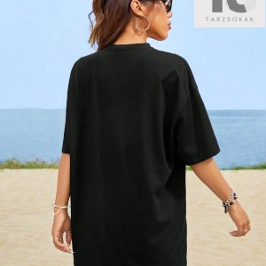 Coolane Vücut Isı Haritası Baskılı Omuz Tişörtü