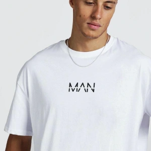 Crash Man African Erkek Beyaz Oversize Tshirt