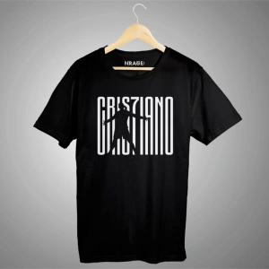 Cristiano Ronaldo Siyah Tişört