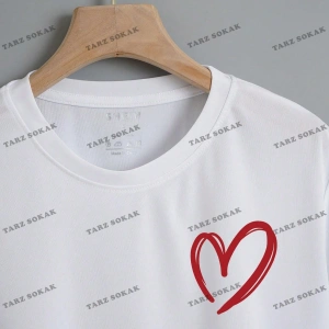 Crop CKOD-232913 Kalp Desenli Kısa