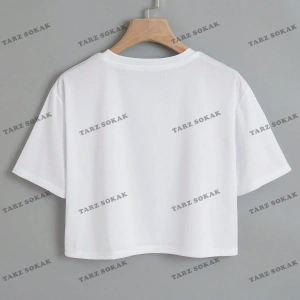 Crop CKOD-232913 Karikatür & Sloganlı Grafik Crop CKOD-232913 Tee