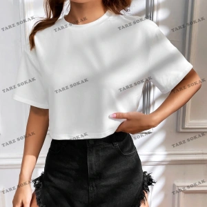 Crop CKOD-232913 Katı Düşük Omuz