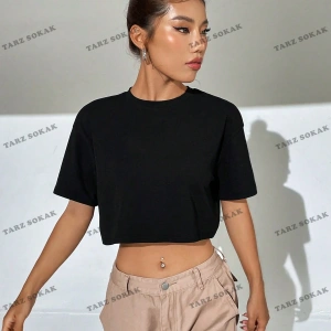 Crop CKOD-232913 Katı Düşük Omuz