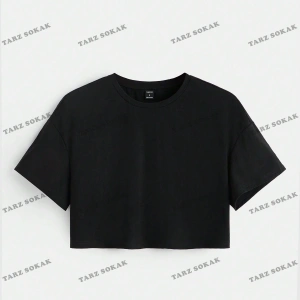 Crop CKOD-232913 Katı Düşük Omuz Kısa