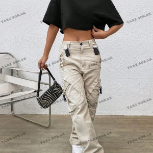 Crop CKOD-232913 Katı Düşük Omuz Kısa