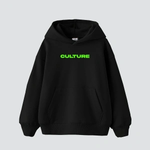 Culture Etnik Baskılı Oversize Unisex Premium Beyaz