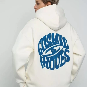 Cupla Unisex Cosmic Moves Sweatshirt Beyaz