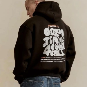 Cupla Unisex Cozy Time Sweatshirt Siyah