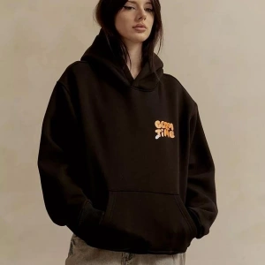Cupla Unisex Cozy Time Sweatshirt Siyah