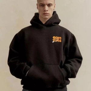 Cupla Unisex Cozy Time Sweatshirt Siyah