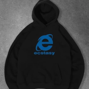 Cupla Unisex Ecstasy Explorer Sweatshirt Siyah