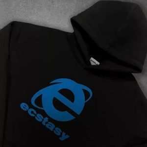 Cupla Unisex Ecstasy Explorer Sweatshirt Siyah