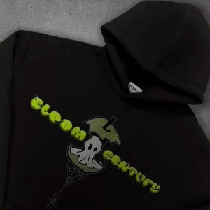 Cupla Unisex Ghost Apple Sweatshirt Siyah