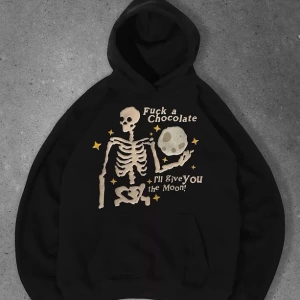 Cupla Unisex Give You The Moon Sweatshirt Siyah