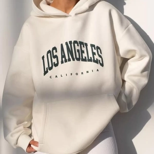 Cupla Unisex Los Angeles Sweatshirt Beyaz