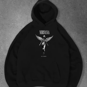 Cupla Unisex Nirvana in Utero Sweatshirt Siyah