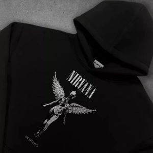 Cupla Unisex Nirvana in Utero Sweatshirt Siyah