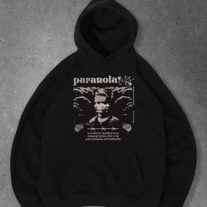 Cupla Unisex Paranoia Sweatshirt Siyah