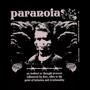 Cupla Unisex Paranoia Sweatshirt Siyah