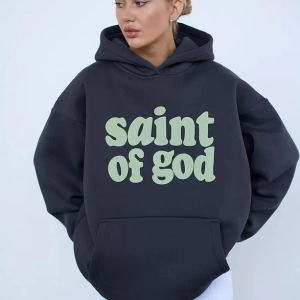 Cupla Unisex Saint of God Sweatshirt Gri